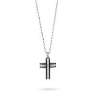 Collier Boccadamo Homme in Acier AGR269